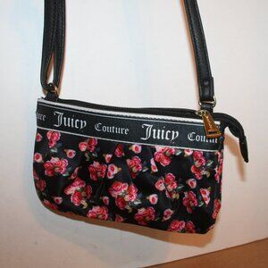 Juice Couture Rose Floral CrossBody HandBag Purse